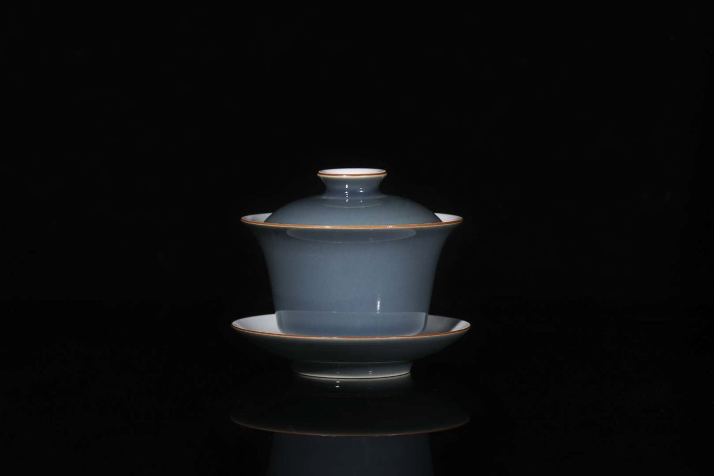Gray Celadon Glaze Gai Wan(霽青釉蓋碗)