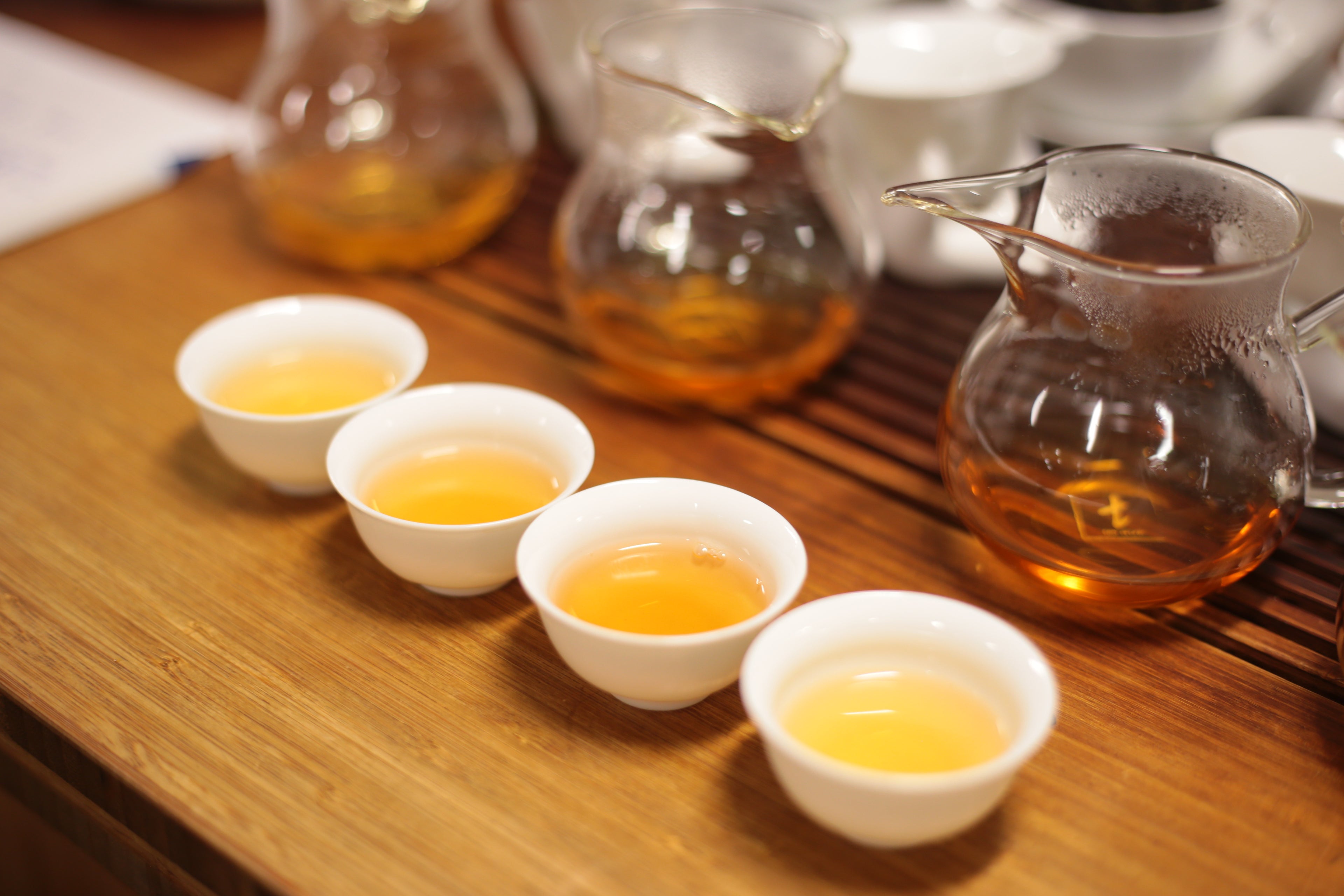 Guided tea tasting at Tea Drunk
