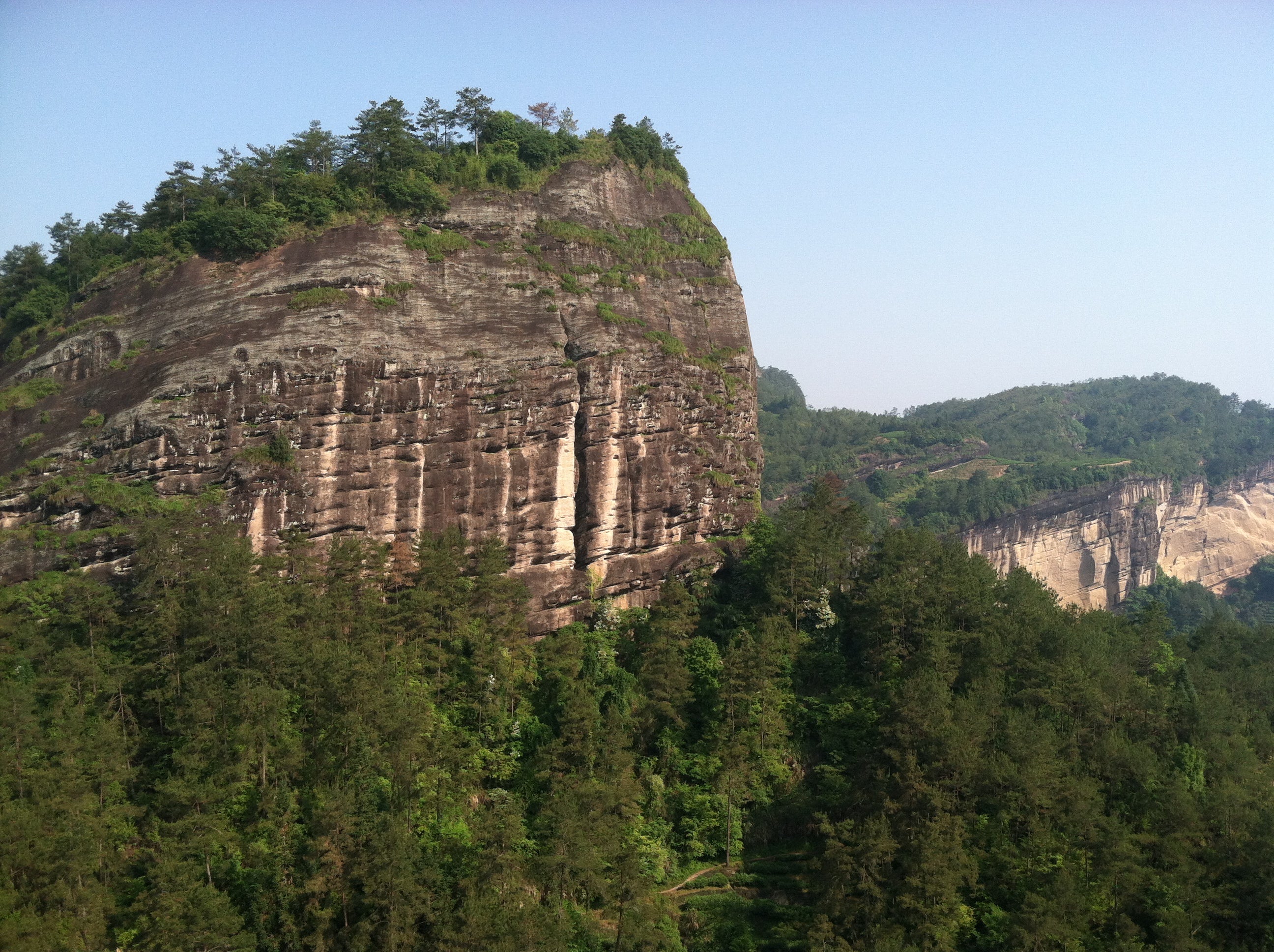 Educational Tea Tour Wu Yi Shan — the mountain landscape of Wu Yi Shan