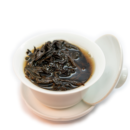 Da Hong Pao (Great Red Robe) — brewed in a gaiwan