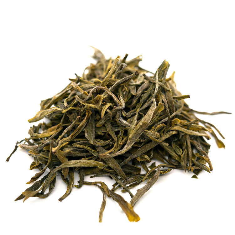 Huo Shan Huang Ya — dry leaves