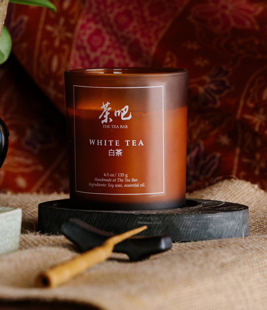 White Tea Candle by The Tea Bar